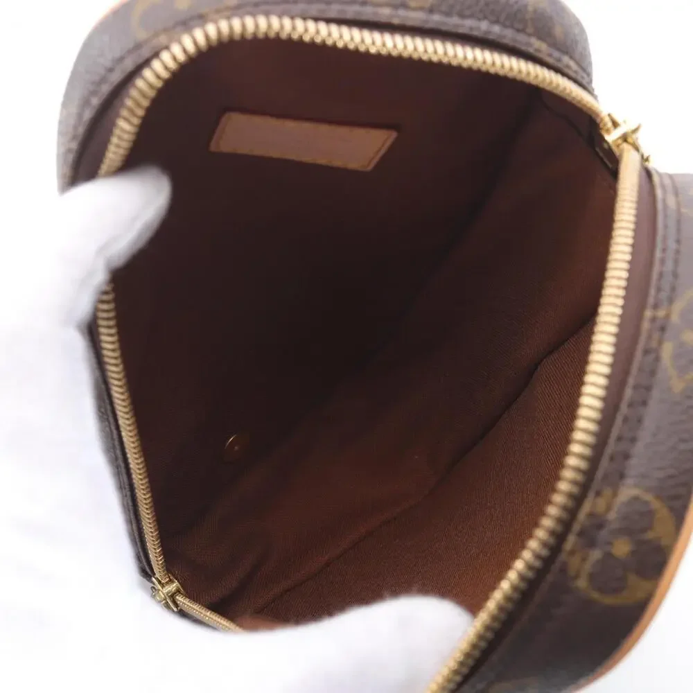 LOUIS VUITTON Brown Monogram Leather Pochette Fanny Pack - Picture 4 of 9